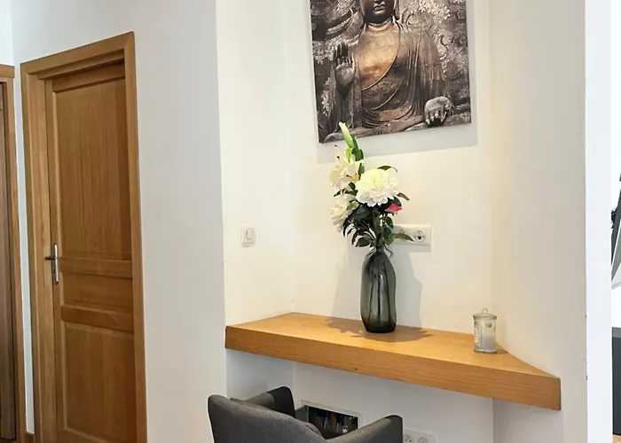 Magnifique 3 Pieces 300 M Jardin Parking شقة